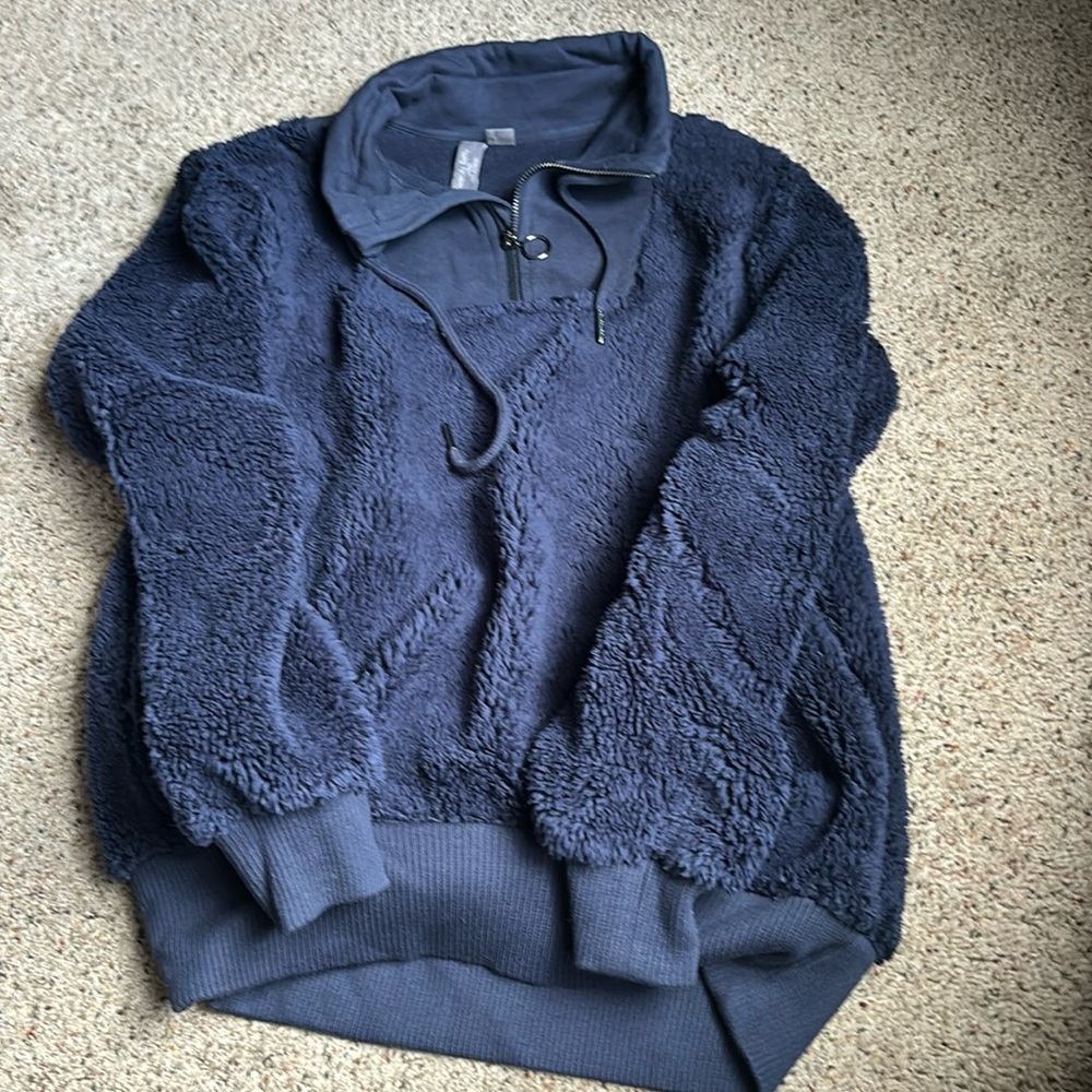 Fuzzy Sweaty Betty crewneck